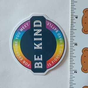 10/$10 Inspirational Positivity Be Kind Peace Love Encourage Flower Sticker